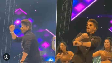 Shah Rukh Khan Dances to Jhoome Jo Pathaan and Chaiyya Chaiyya at Private Event