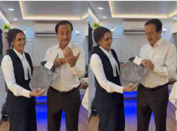 Anupam Kher Receives Special Gift from Esha Deol