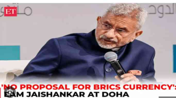 EAM Jaishankar: India Against De-dollarisation, No Plan for BRICS Currency