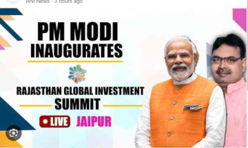 PM Modi to inaugurate Rajasthan investment summit today.