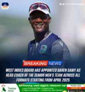 Darren Sammy appointed West Indies head coach across formats