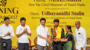 World Chess Champion Gukesh Honoured by TN CM Stalin, Receives INR 5 Crore Reward