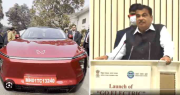 Mahindra's BE 6 and XEV 9e Electric SUVs Impress Nitin Gadkari and Piyush Goyal