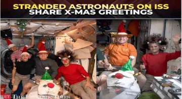 NASA Astronauts Sunita Williams and Crew Celebrate Christmas in Space