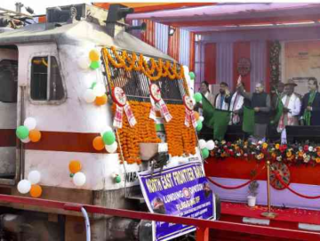 Assam: Ashwini Vaishnaw Inaugurates Three Trains, Reviews Semiconductor Plant Progress