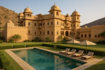 The Oberoi Group introduces its inaugural luxury residence, Naila Fort, located in the picturesque vicinity of Jaipur, offering a unique living experience.