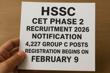 HSSC releases Phase Two 2026 notification for 4,227 Group C vacancies; application window opens soon