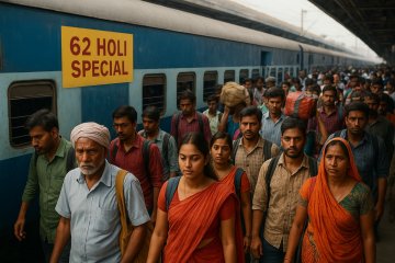 Northeast Railway to run 62 Holi specials, simplifying festival travel and enabling smoother returns home