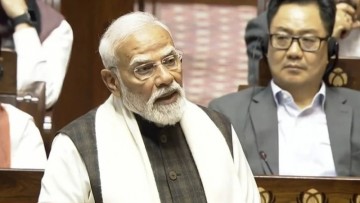 PM Modi's 97-minute address presents India's global leadership vision while holding opposition accountable with clarity