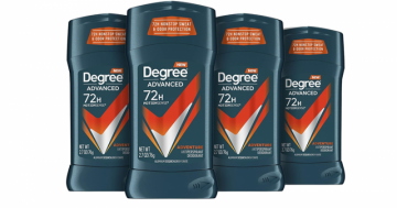 Degree Men Offers Effective Antiperspirant Deodorant Pack of 4 at Competitive Price.
