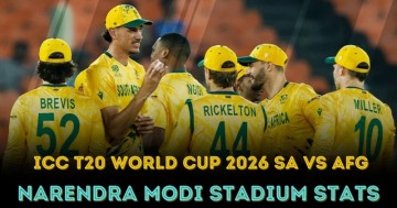 Key statistics and pitch report for T20 World Cup 2026 match: South Africa versus Afghanistan.