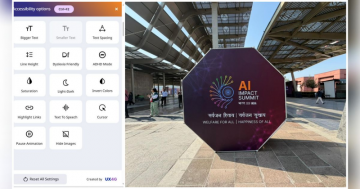 India AI Impact Summit 2026 site emphasizes accessibility and inclusivity for every attendee's experience.