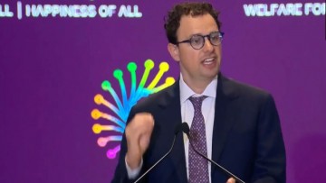 Anthropic CEO emphasizes collaboration with India on AI safety and security testing strategies.