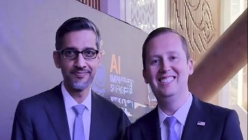 Google announces plans for a full-stack AI hub as part of a large investment in India.