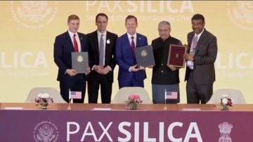 India becomes an integral member of the US-led Pax Silica alliance for critical resource collaboration.