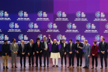 India showcases AI goals and international technology collaboration during impactful summit discussions.
