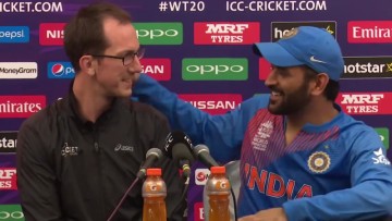MS Dhoni Engages Fans by Playing Reporter During Retirement Question, Showcasing His Charm.