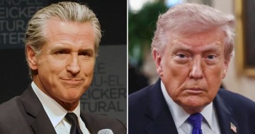 Gavin Newsom criticizes Trump’s focus on decor instead of honoring fallen American soldiers during ceremony.