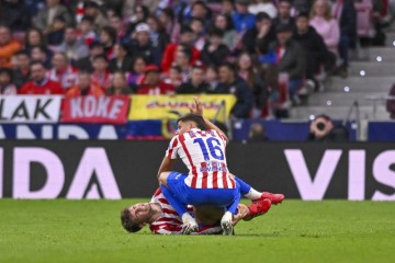 Rodrigo Mendoza sustains a moderate right ankle sprain during Atlético de Madrid's recent victory.