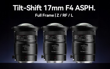 TTartisan launches innovative 17mm f/4 tilt-shift lens compatible with various camera systems.