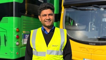 Dublin bus driver shares delightful dance videos to bring smiles to everyone around him.