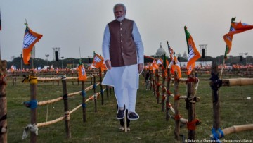 Tensions rise in Kolkata as protests coincide with Prime Minister Modi's upcoming rally.
