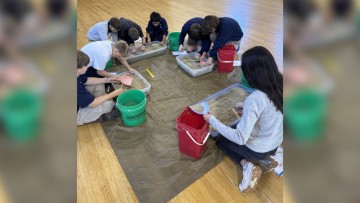 Interactive archaeology events by Elkhart County Parks