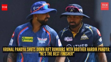 IPL 2026 drama explained: Krunal Pandya shuts down rift rumours with brother Hardik Pandya: He's the best finisher
