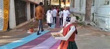Tamil Nadu Polls: Student-Built Robot Greets Voters In Coimbatore