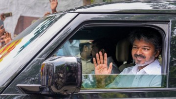 Vijay chairs meeting of TVK MLAs after 108-seat victory in Tamil Nadu polls