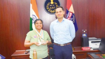 ACP Madhavi wins 4 medals in national police meet