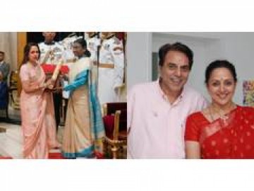 Tears welled up...: Hema Malini recalls feeling Dharmendra's warm presence while receiving Padma Vibhushan on his behalf