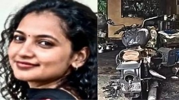 Two women held for torching cop's bike in Kerala's Kollam