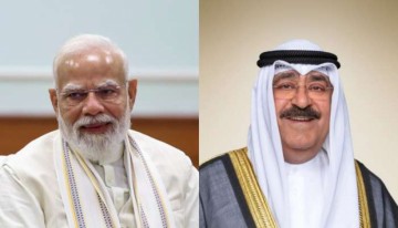 Indian PM Modi, Kuwait's Amir hold talks on West Asia situation