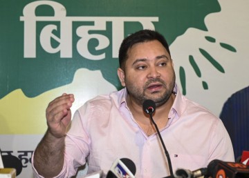 Bihar CM indulging in cheap politics: Tejashwi on security downgrade, Rabri's bungalow row