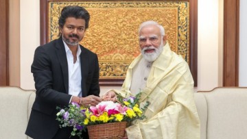 Tamil Nadu CM Joseph Vijay Reaches New Delhi for NITI Aayog Governing Council Meeting