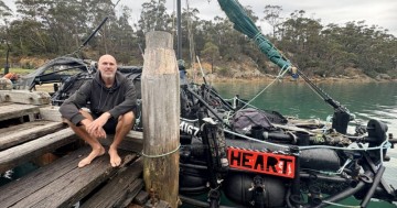 Surviving 50-knot storms on a raft made of ocean trash