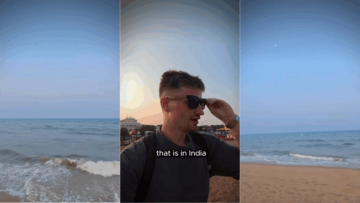 Social Media Lied To Me About India: British Tourist Praises Clean Marina Beach In Chennai
