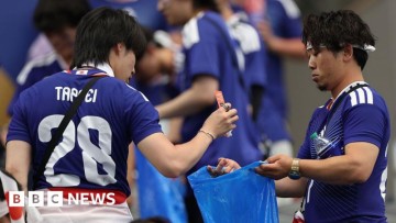 World Cup: Do it at home, women tell Japan fans who went viral for stadium cleanup