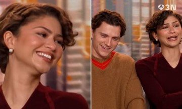 Zendaya, 29, pokes fun at husband Tom Holland, 30, in joint chat