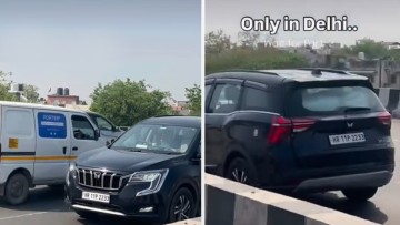Haryana SUV Drives Wrong Way On Delhi Flyover, Triggers Traffic Chaos; Video Goes Viral