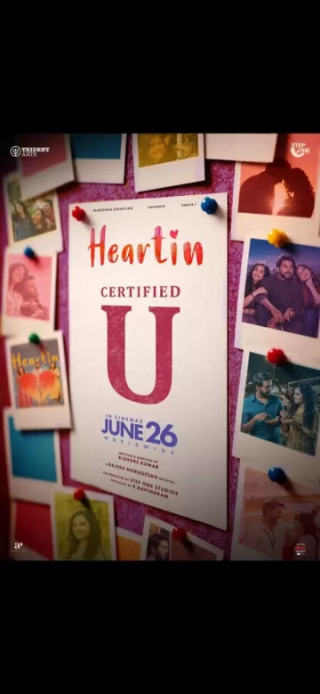 Madonna Sebastian-starrer Heartin cleared by CBFC with U certificate ahead of June 26 release