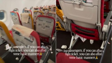 If You Can Afford A Ticket, You Can Afford Manners: Air India Flight Attendant Calls Out Passengers For Leaving Trash Behind