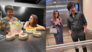 Trisha Krishnan shares pic with Vijay from his birthday; remember their viral lift selfie from 2024?