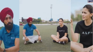 India's fastest sprinter Gurindervir Singh teams up with Alia Bhatt for Alpha promotion