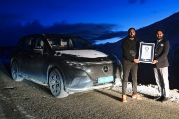 Autocar India secures new Guinness World Record title in a Mercedes EQS 450 SUV for Greatest temperature change achieved by an EV - Introduction
