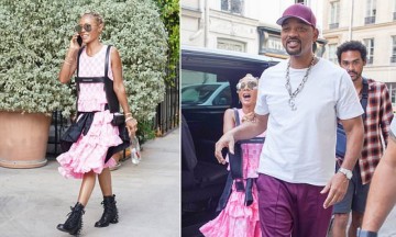 Beaming Will Smith and Jada Pinkett step out together in Paris