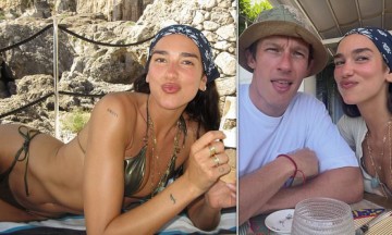 Dua Lipa showcases shares stunning honeymoon snaps with Callum Turner