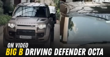 Amitabh Bachchan Spotted Driving Abhishek's Land Rover Defender Octa