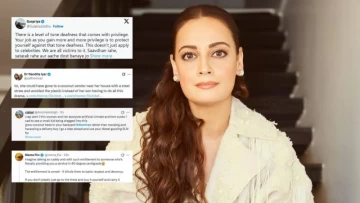 Dia Mirza Faces Backlash After Her 5-Year-Old Son Schools Delivery Boy Over Plastic Bags, Internet Calls Actress Entitled